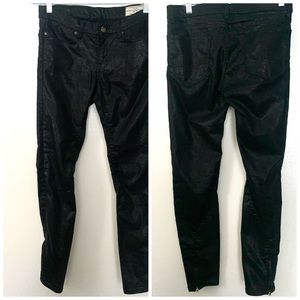 ALLSAINTS Spitafields Hi-Shine Skinny Jeans